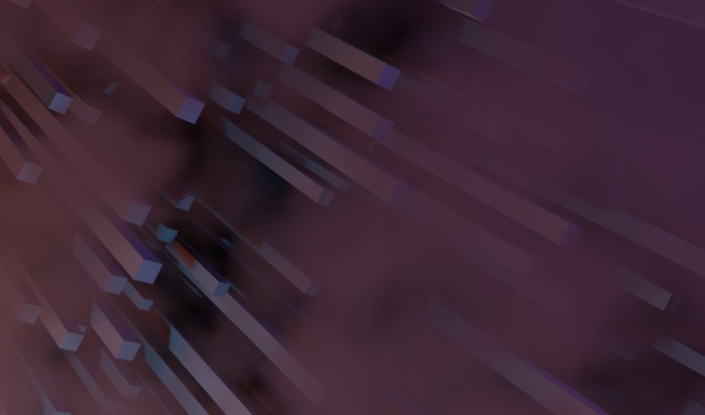 a blurry image of a person walking down a street